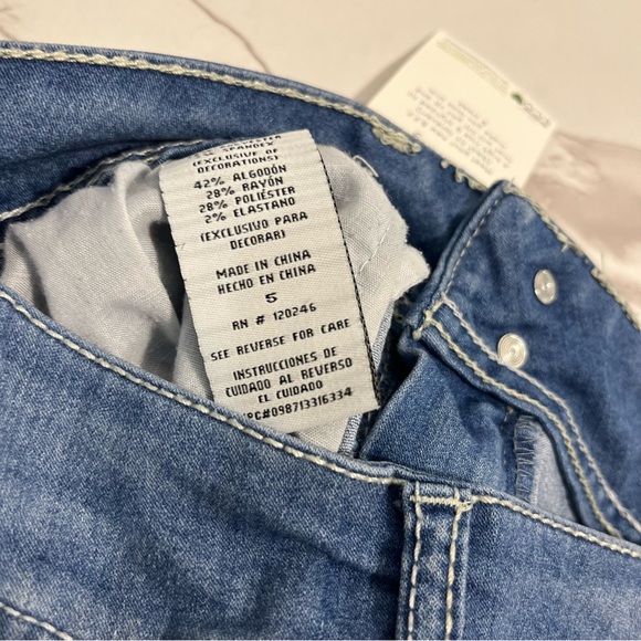 Juniors' WallFlower High-Rise Sassy Ankle Jeggings Sz. 5 NWT - Picture 8 of 8